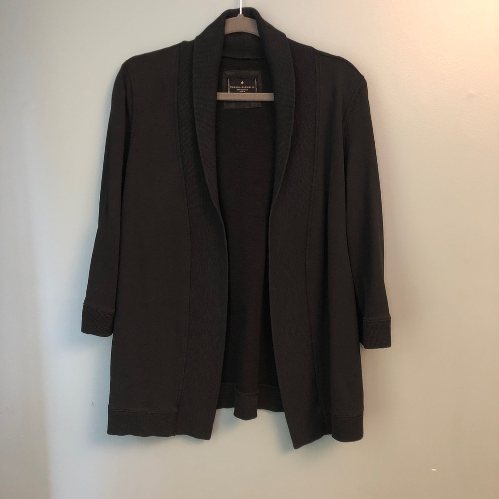 Banana Republic 100% Cotton Sweater Black Size M